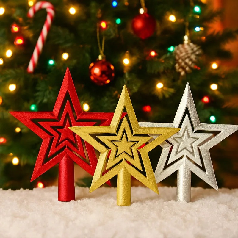 1-20PCS Christmas Tree Topper  - Star Tree Topper 评论和价格