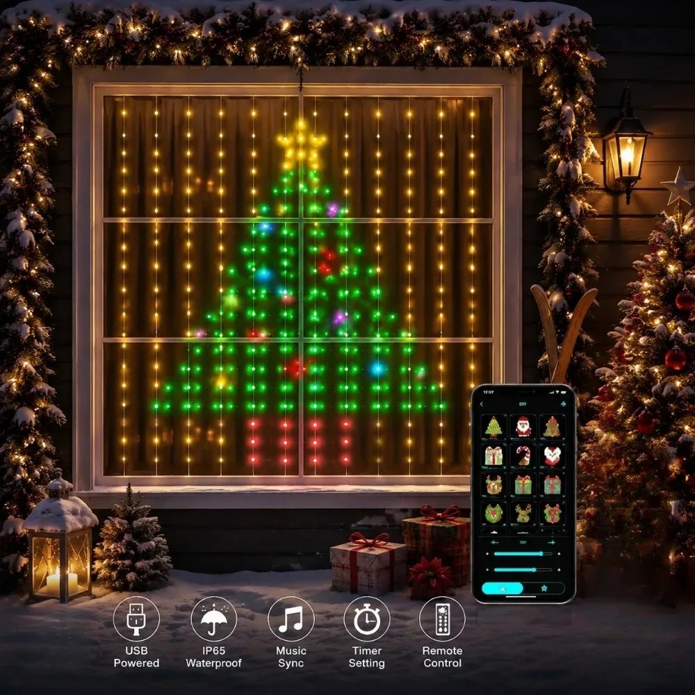 Christmas Light String LED Cur - Led Fairy String Lights 评论和价格