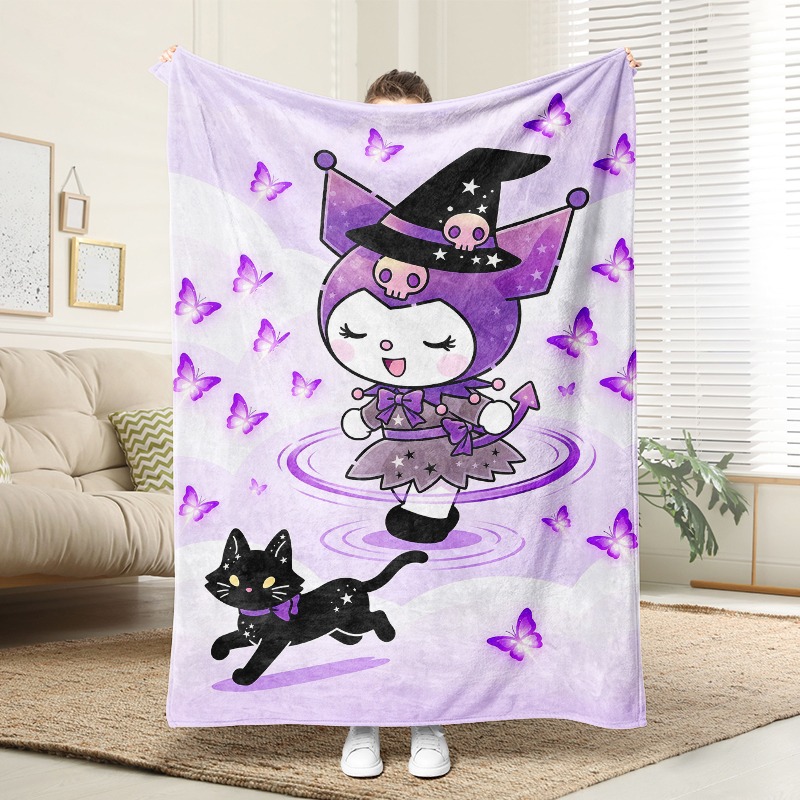 Sanrio Blanket Cozy Purple Wit - Christmas Throw Blanket 评论和价格