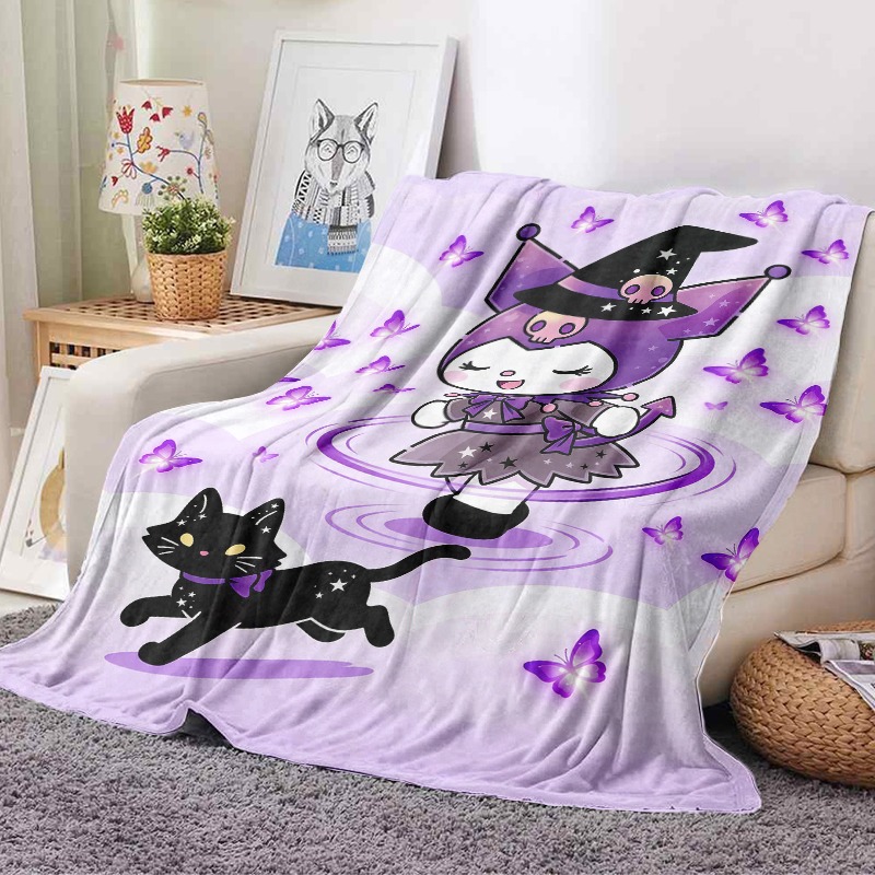 Sanrio Blanket Cozy Purple Wit - Christmas Throw Blanket 评论和价格