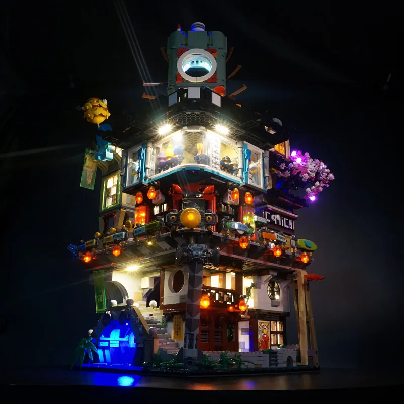No Building Blocks Lamp Lighti - Lego Set City 评论和价格