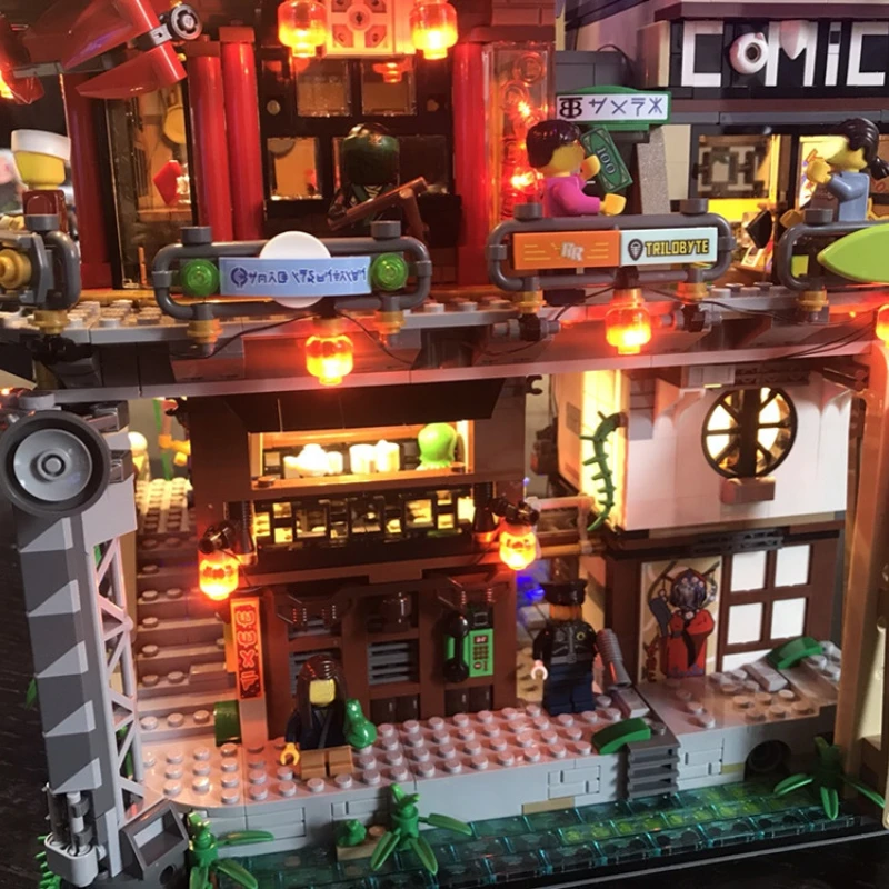 No Building Blocks Lamp Lighti - Lego Set City 评论和价格