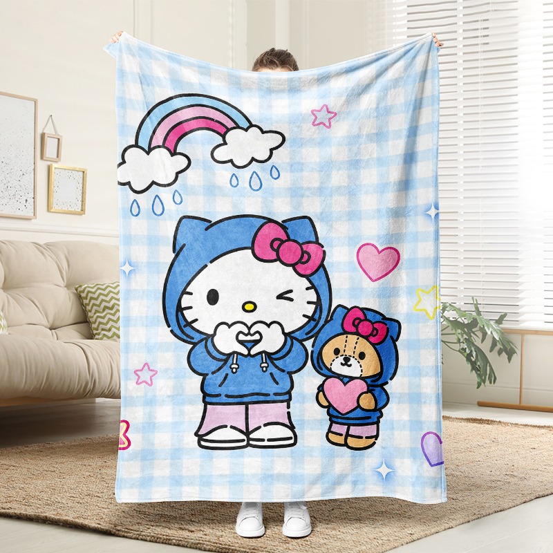 Sanrio Blanket Hello Kitty Bea - Christmas Throw Blanket 评论和价格