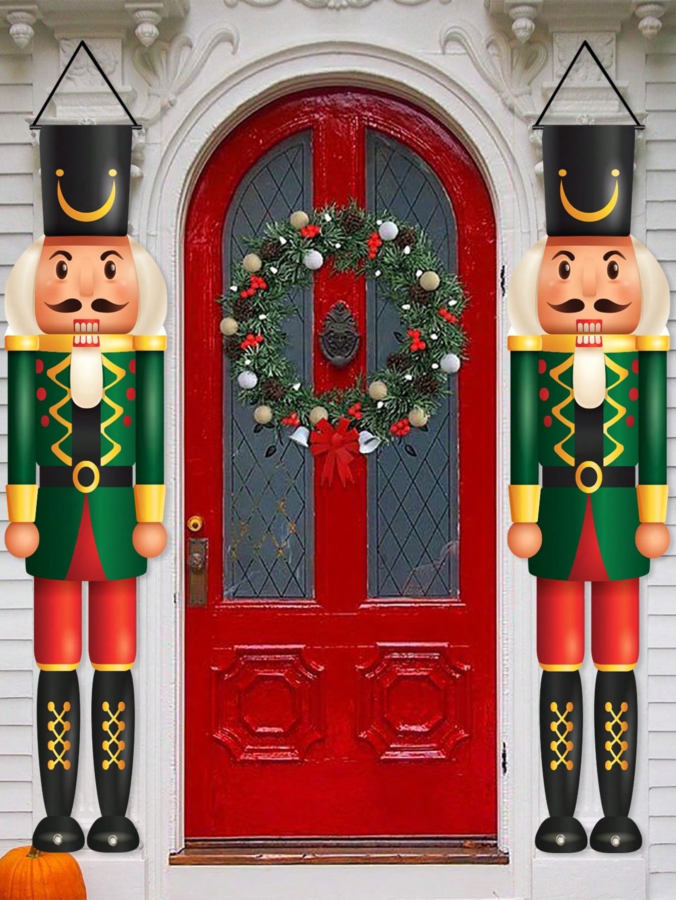 Christmas Porch Banner Nutcrac - Nutcracker Figurine 评论和价格