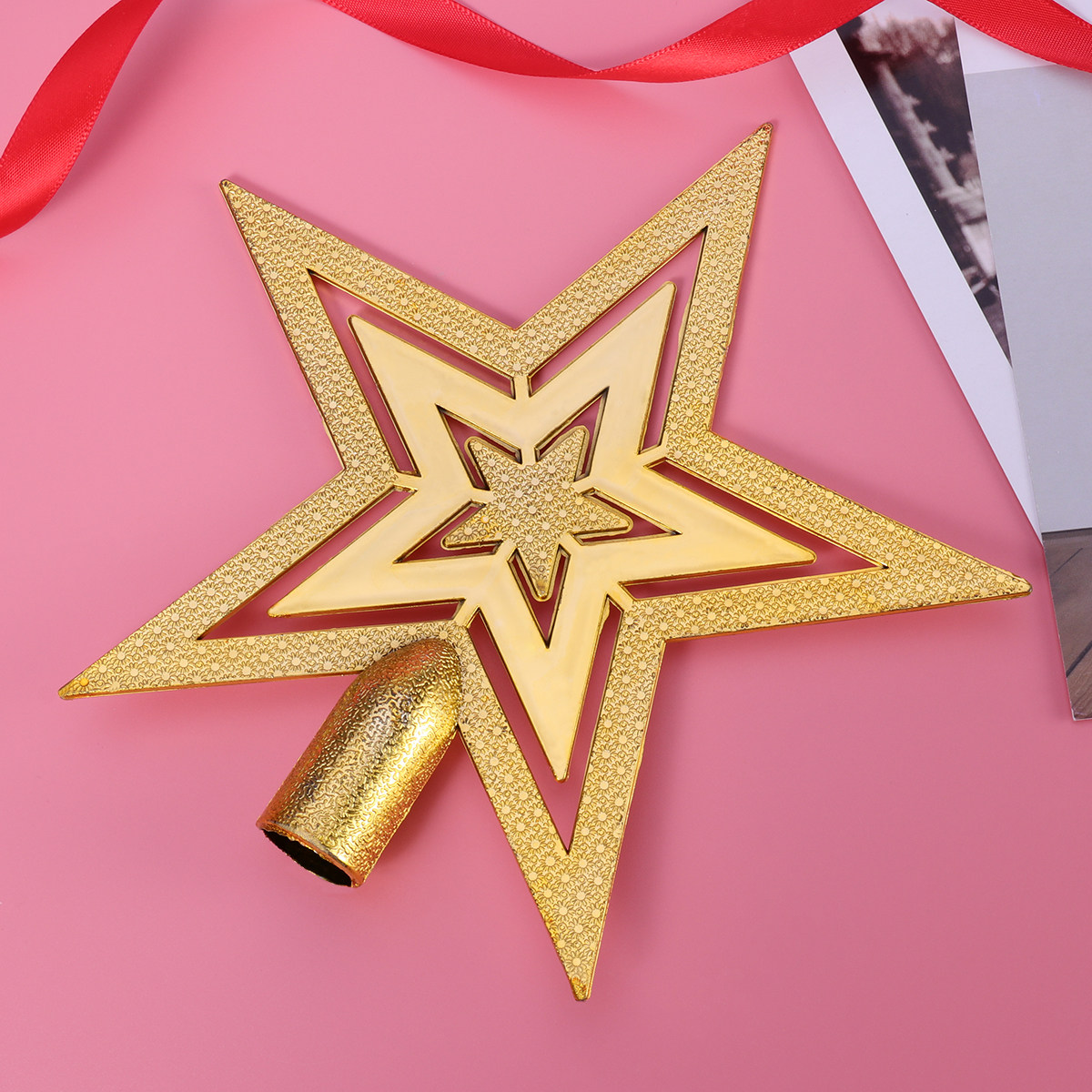 20Cm Christmas Star Topper Mad - Star Tree Topper 评论和价格