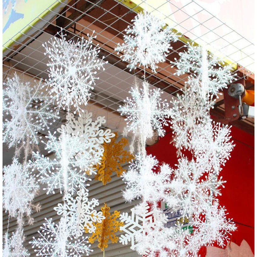 30pcs Christmas Snowflake Orna - Christmas Tree Artificial 评论和价格