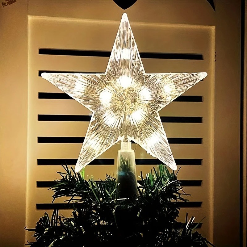 15cm Christmas Decoration Glow - Star Tree Topper 评论和价格