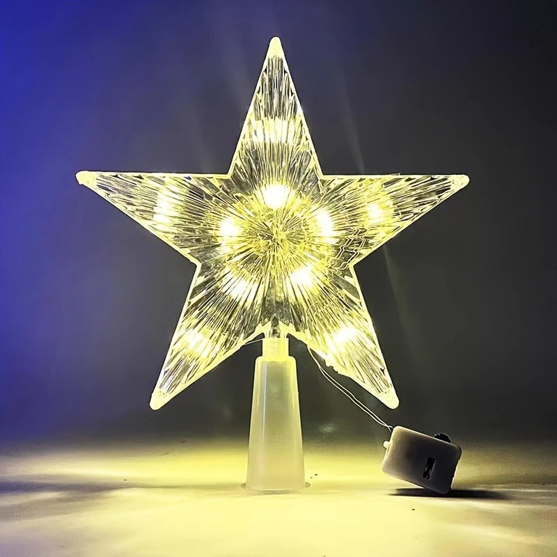 15cm Christmas Decoration Glow - Star Tree Topper 评论和价格