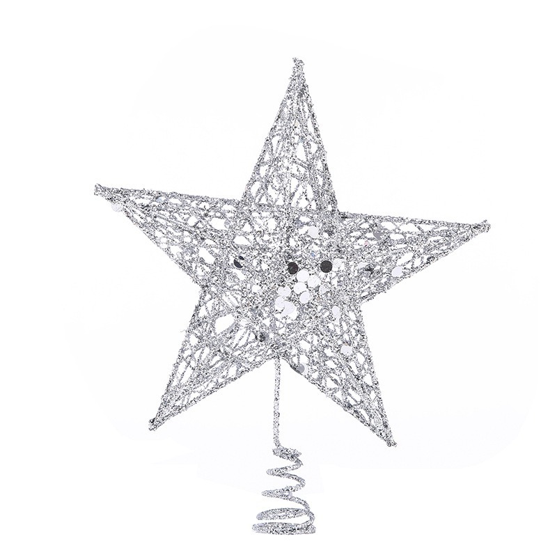 Glitter Iron Christmas Tree To - Star Tree Topper 评论和价格