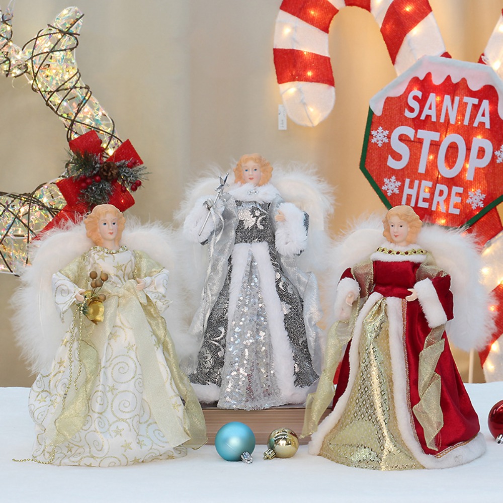 Festival Angel Doll Tree Top S - Star Tree Topper 评论和价格