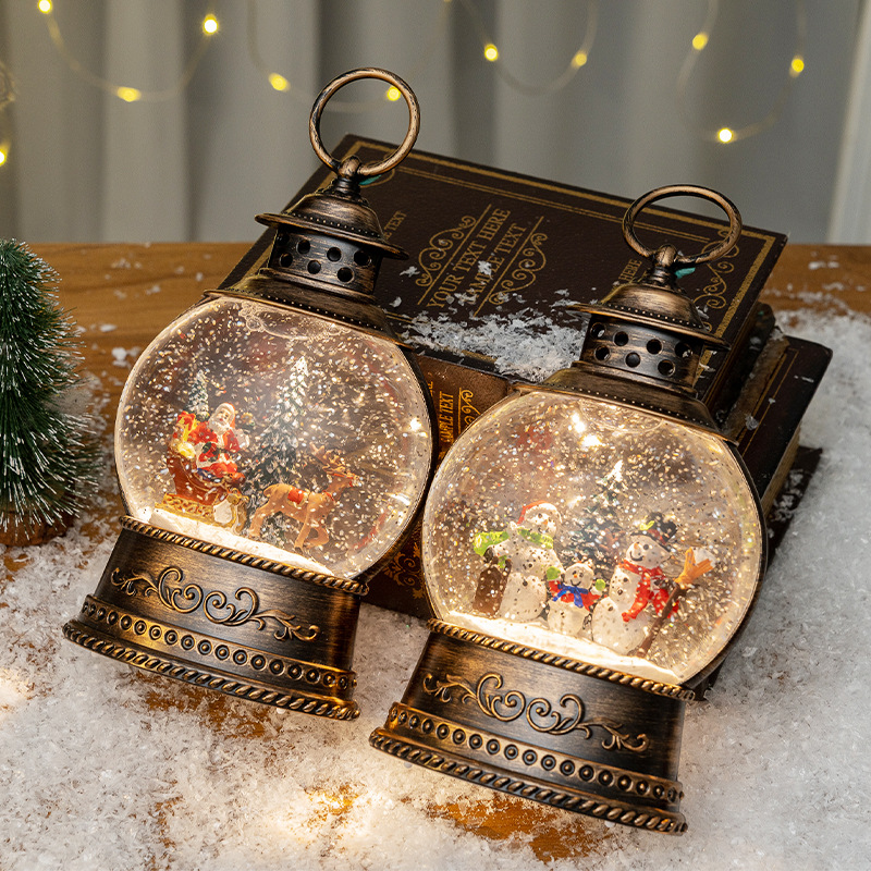 Christmas Decorations Large Fl - Snow Globe Musical 评论和价格