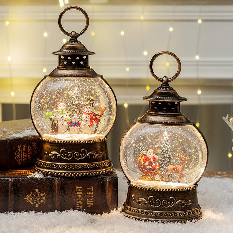 Christmas Decorations Large Fl - Snow Globe Musical 评论和价格