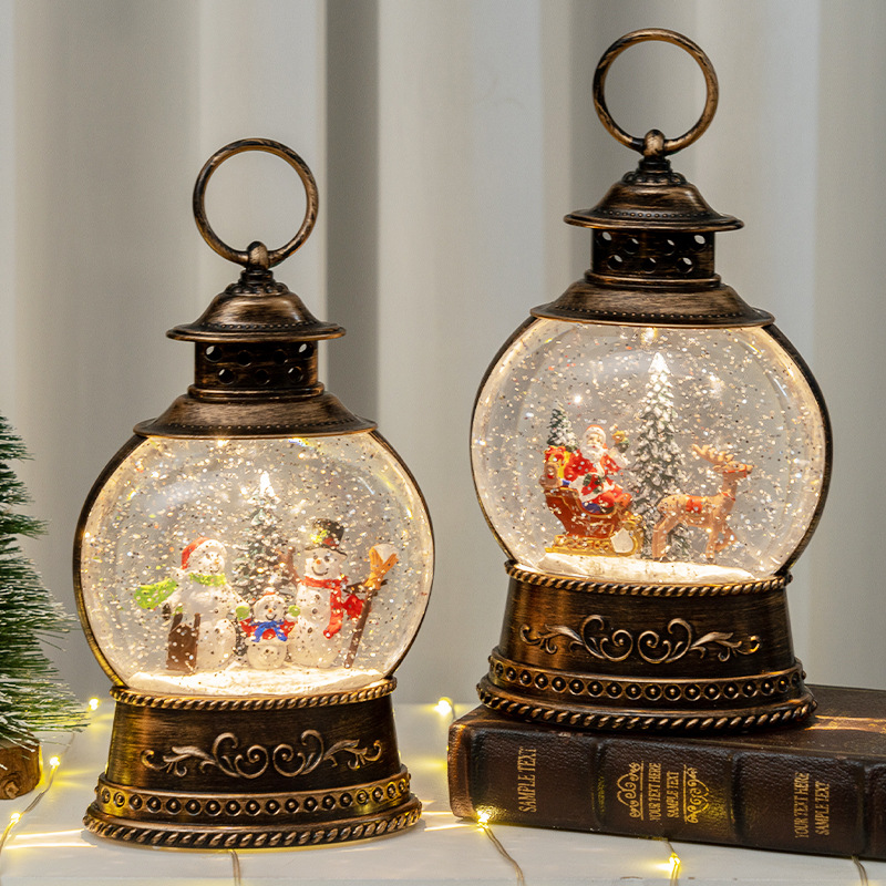 Christmas Decorations Large Fl - Snow Globe Musical 评论和价格